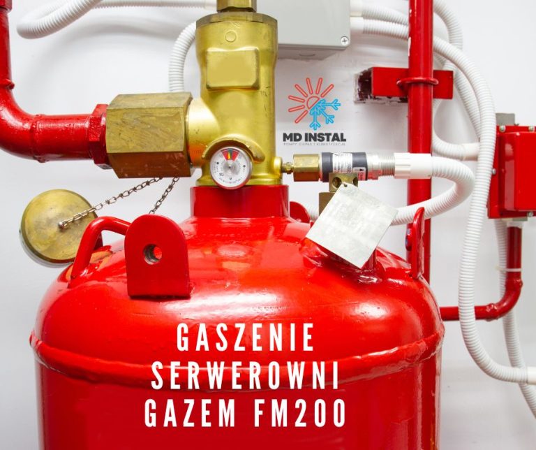 Gaszenie serwerowni gazem FM200