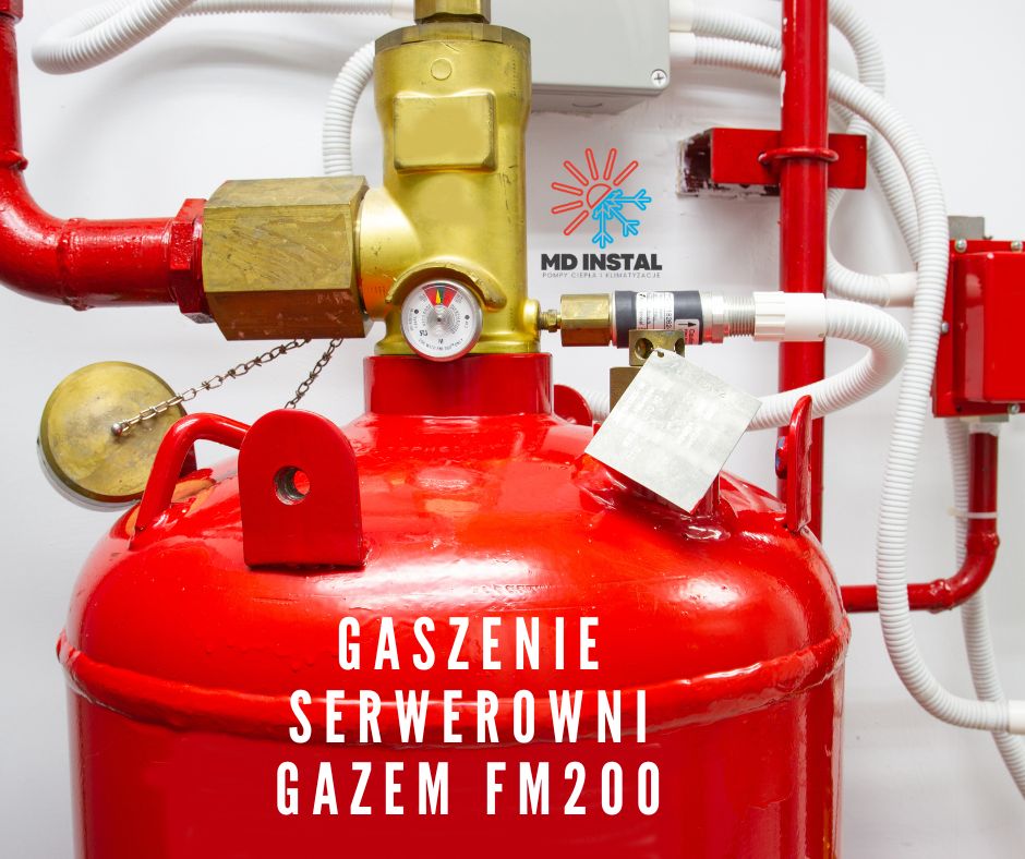 Gaszenie serwerowni gazem FM200