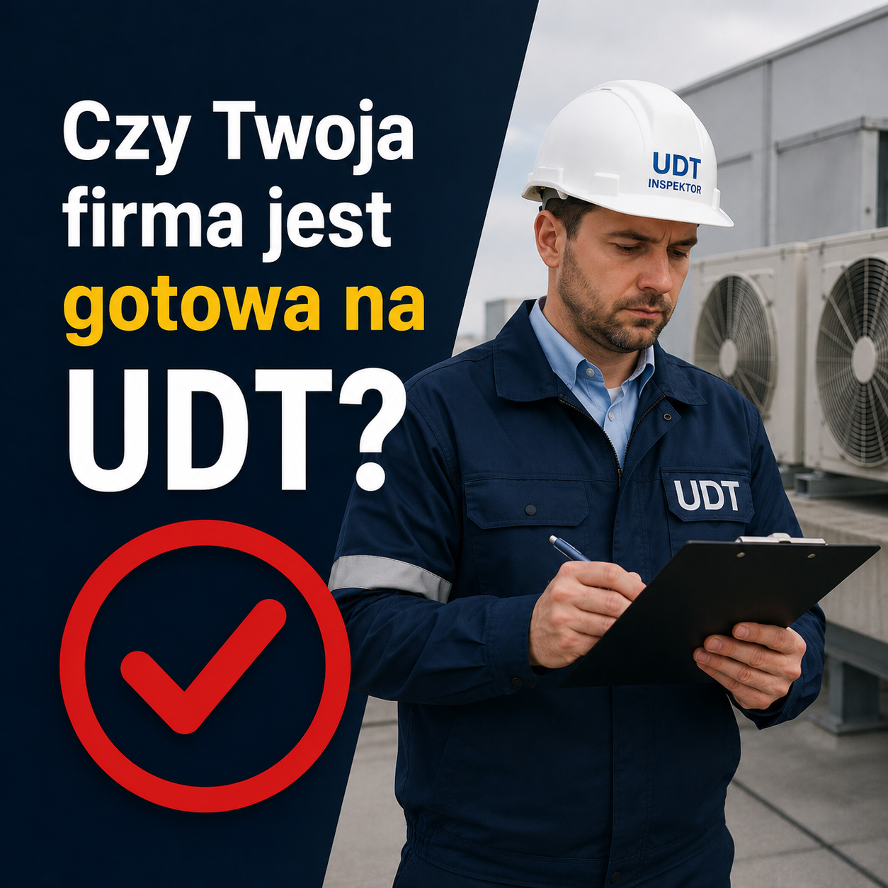 md -instal - przygotowanie do kontroli UDT